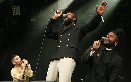 Young Fathers happy