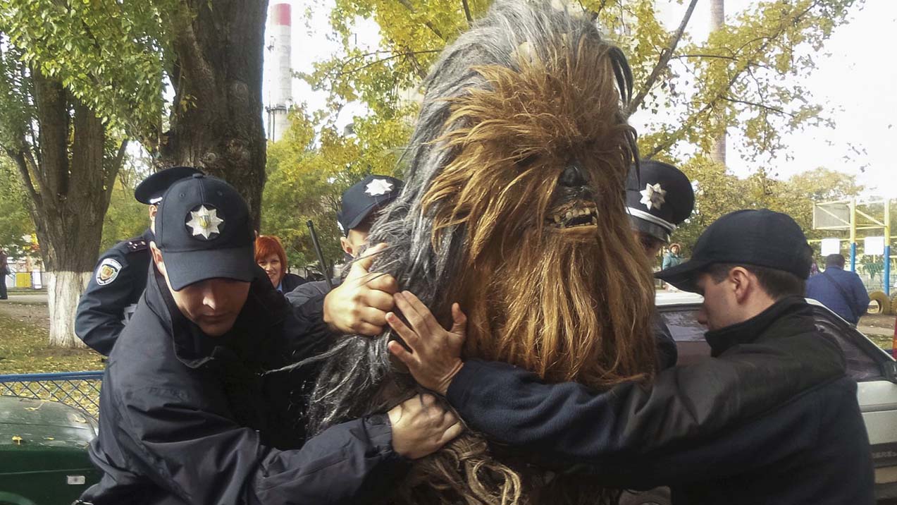 Chewbacca arrest Ukraine