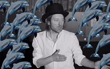 ok computer oknotok Dolphins love Radiohead happy