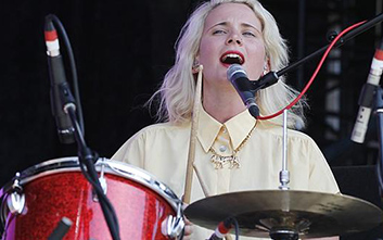 Female drummer