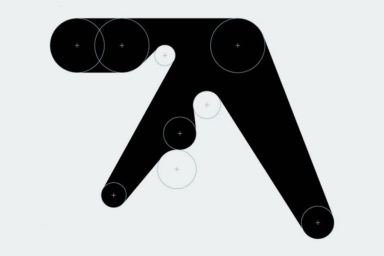 Behold the genesis of Aphex Twin's logo straight from the original designer