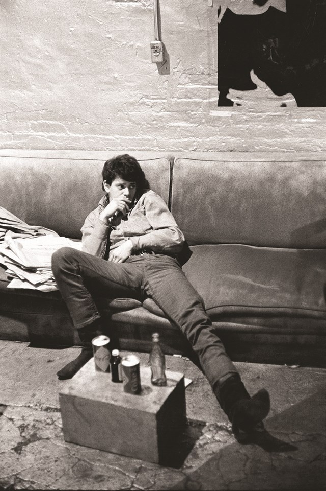 Lou Reed in Warhol's Factory by Steven Shore. View the full collection here. 