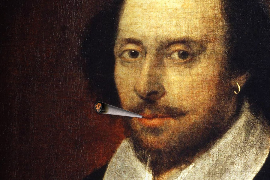 william shakespeare weed cannabis pipe samples