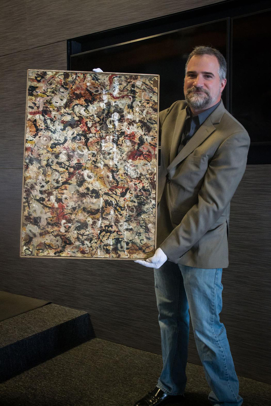 A Pollock artwork found in a garage set to sell for 15 million at auction