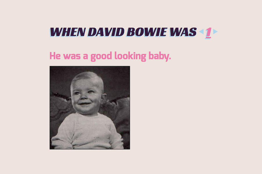 david bowie baby