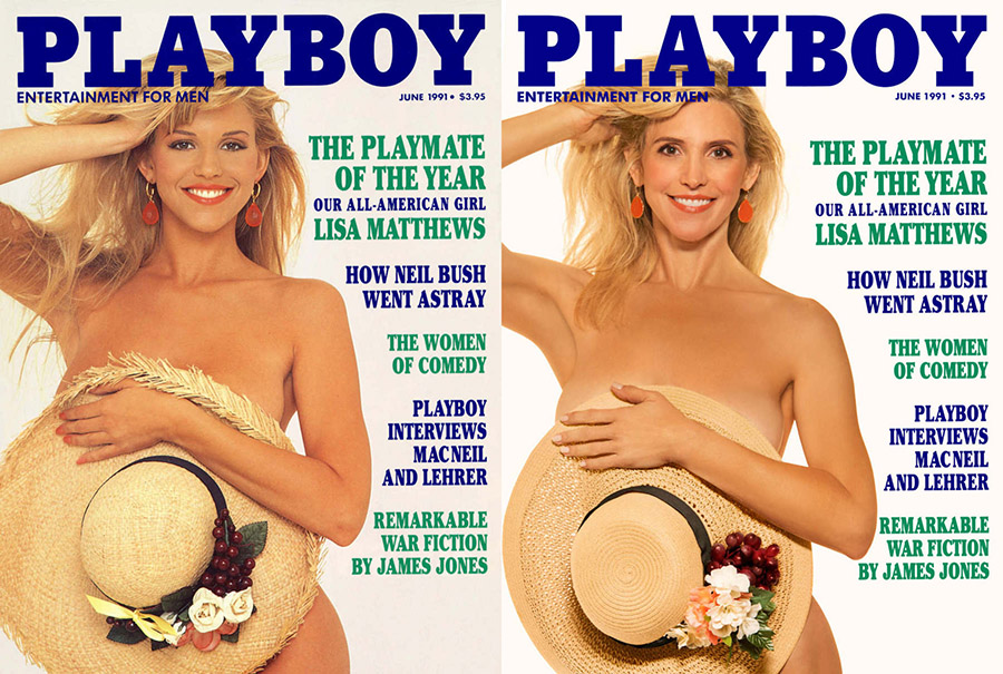 playboy cover girls recreate iconic shoots