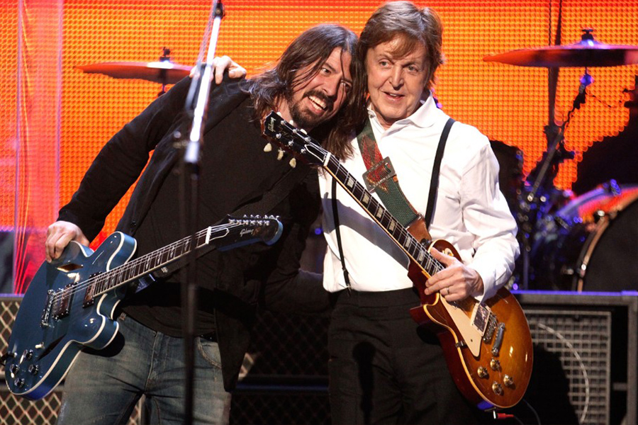 Paul McCartney Dave grohl