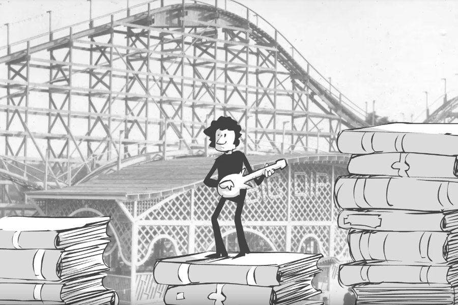 bob dylan animated interview blank on blank