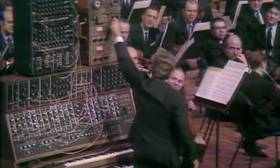 moog synthesizer leonard bernstein