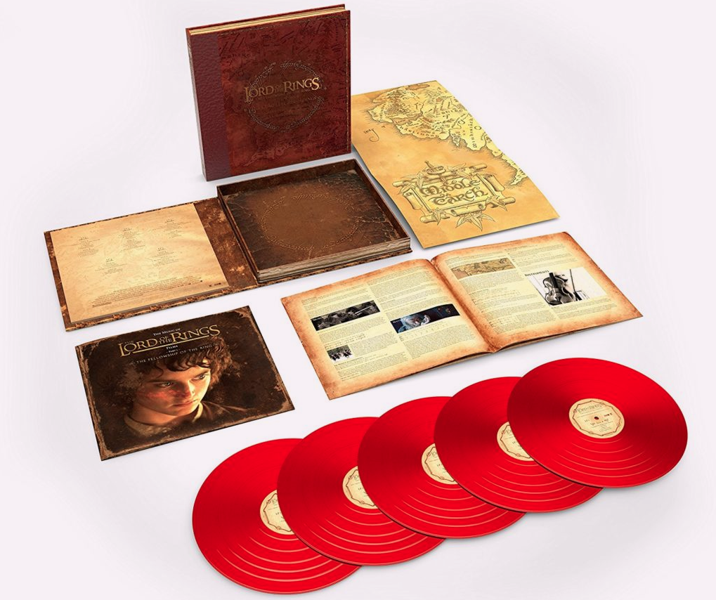 the lord of the rings: the fellowship of the ring original soundtrack vinyl