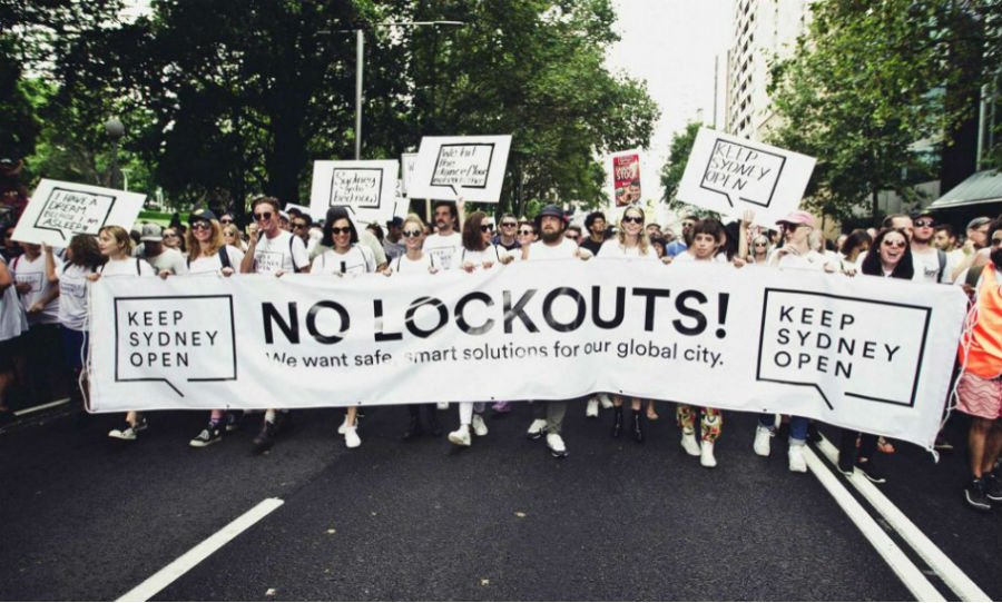 clover moore lockout laws sydney