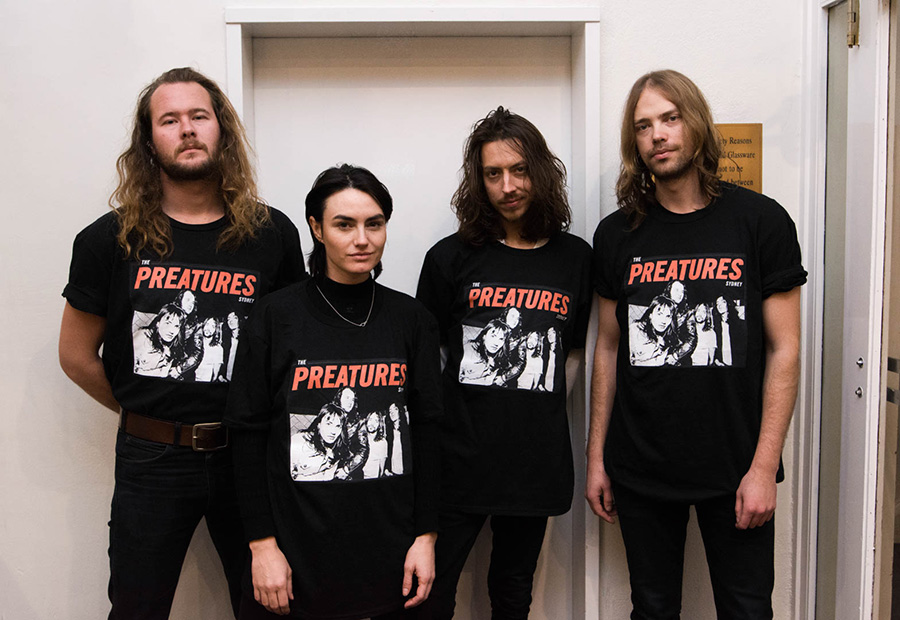 the preatures support act ausmusic t-shirt day