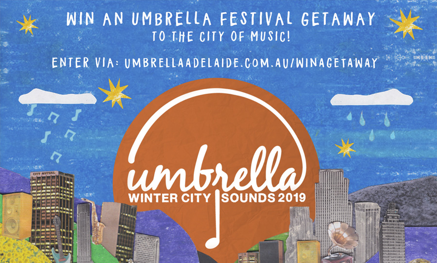 Umbrella Winter City Sounds Adelaide competition
