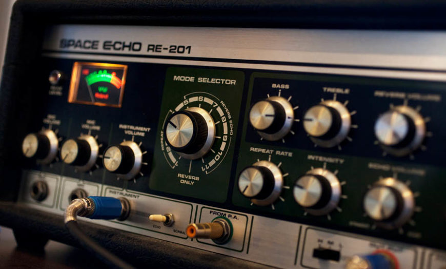 The Roland Space Echo delays from distant galaxies