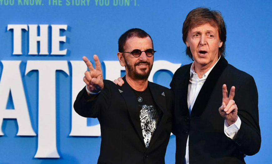 Paul McCartney And Ringo Starr Reunite To Perform Beatles Classics