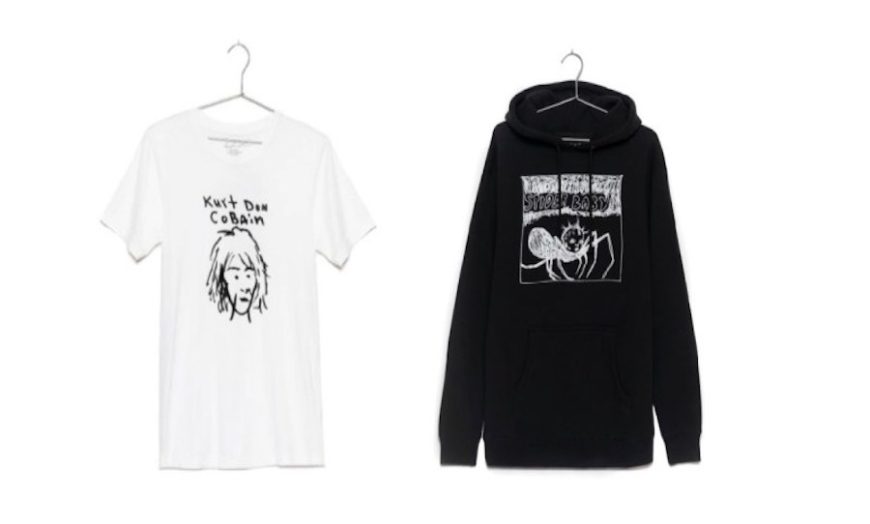 The Kurt Cobain estate reveals new official clothing line