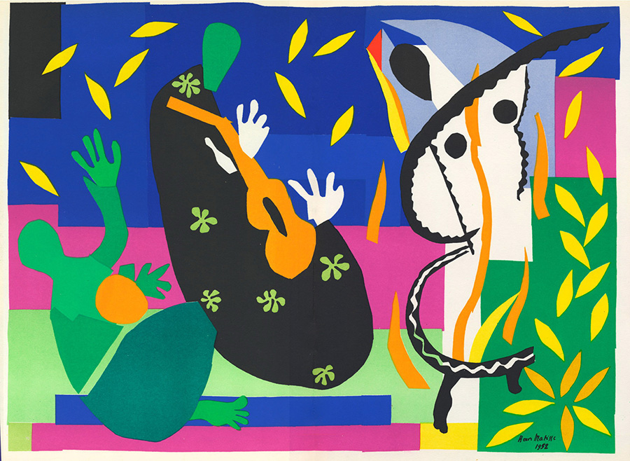 Henri Matisse The sorrow of the king (La tristesse du roi) 1952