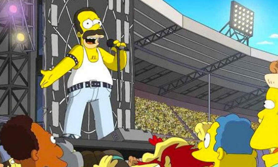 The Simpsons Have Recreated Queen S Iconic Live Aid Performance