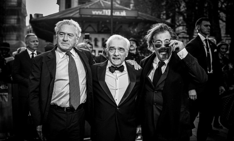 LONDON, ENGLAND - OCTOBER 13: (EDITORS NOTE: Image has been digitally manipulated)  Al Pacino, Martin Scorsese and Robert De Niro attend 