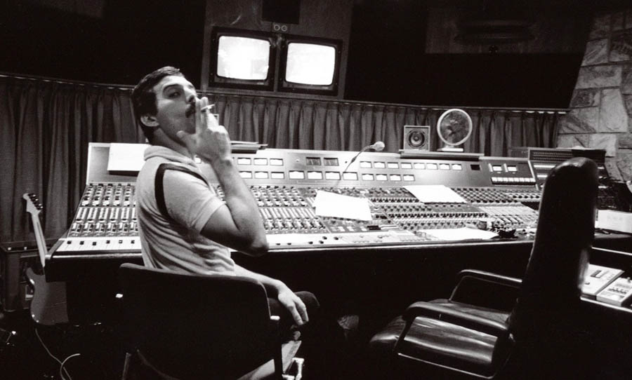 Freddie Mercury en studio