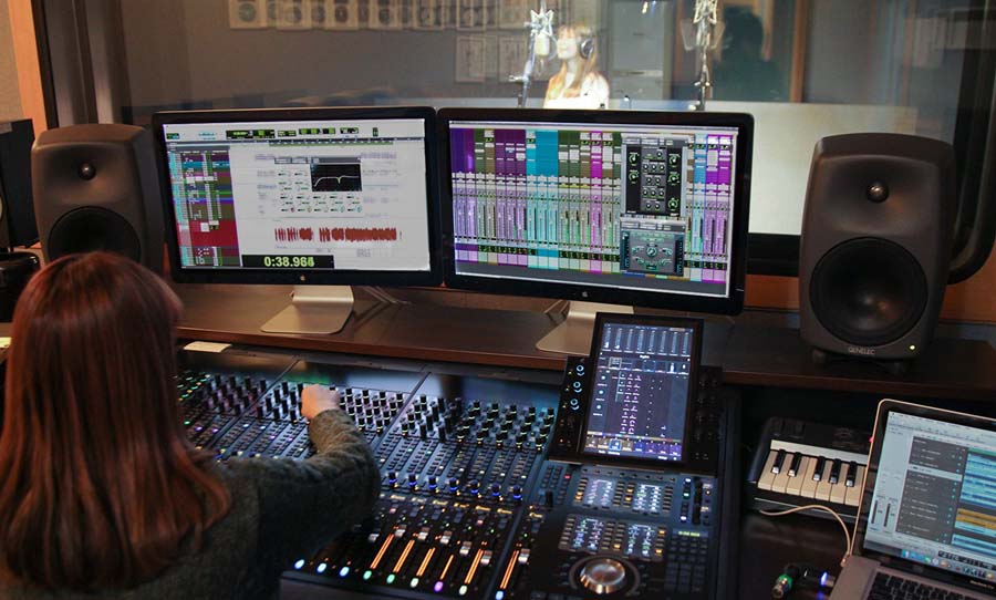 Pro Tools studio, music production software, daw