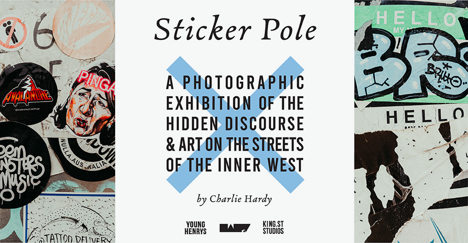 charlie hardy sticker pole happy studios