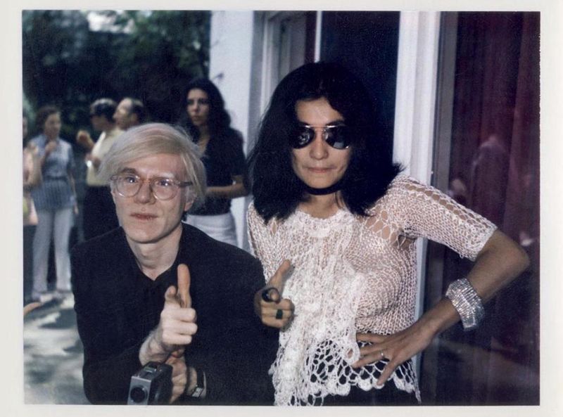 andy Warhol john lennon yoko ono