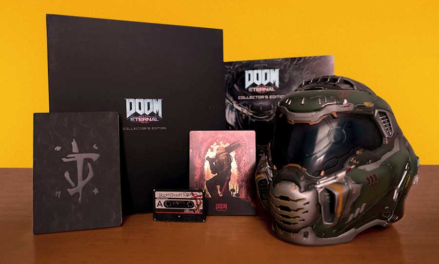  Classic Doom Helmet Collector's Bundle : Video Games