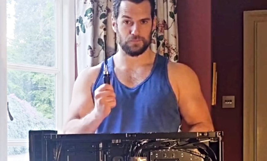 Henry Cavill Building A Gaming PC Is All The Soft Porn Youll Need