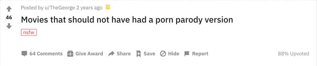 pornhub parody titles