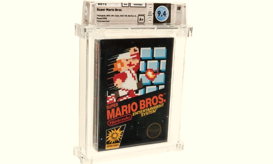 mario bros vintage 114,000 sold