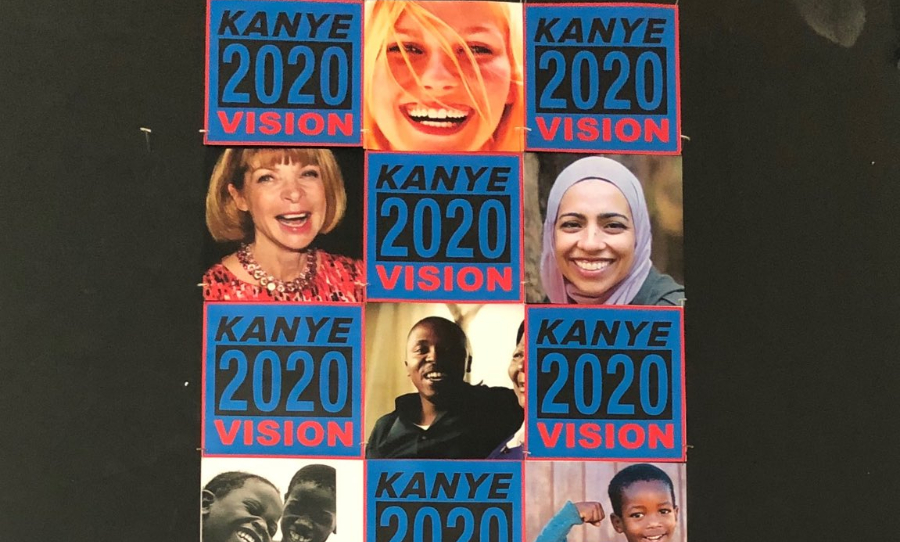 Kanye includes Kirsten Dunst and Anna Wintour in new campaign poster