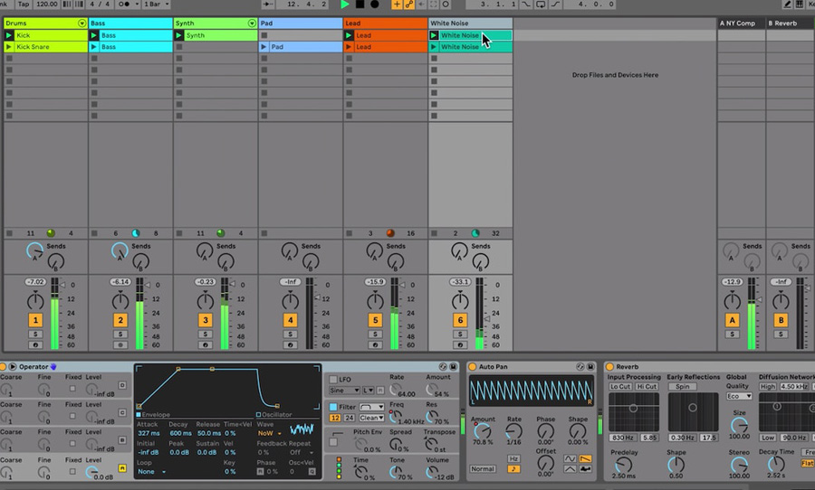 Ableton Live music making software
