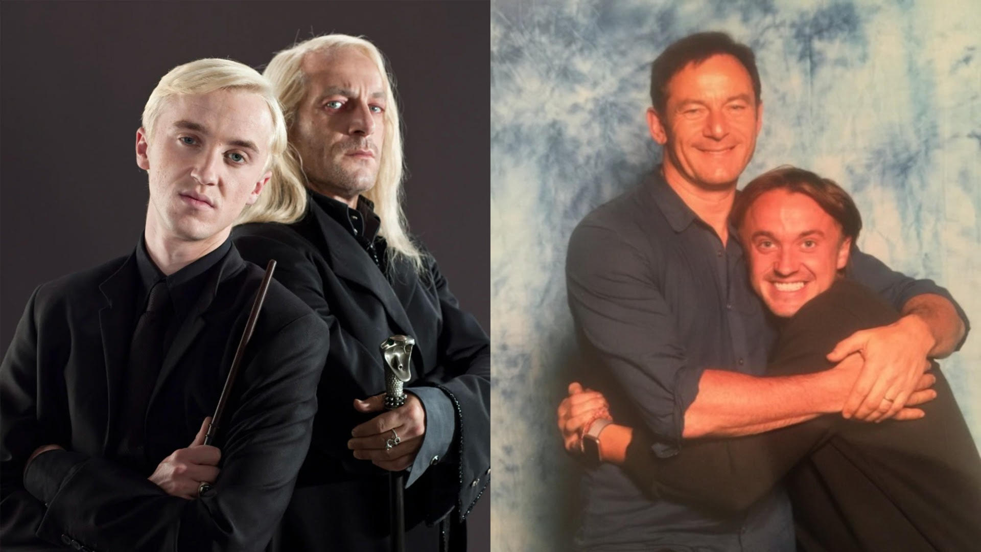 Turns Out Draco And Lucius Malfoy Are Best Friends In Real Life And It S Beautiful