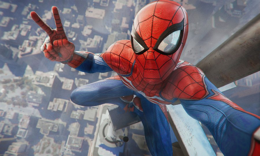 Spider-Man PS4 Selfie