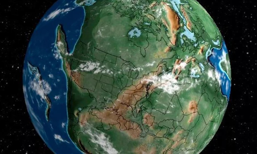 Interactive map of Earth locates your hometown from millions of years ago