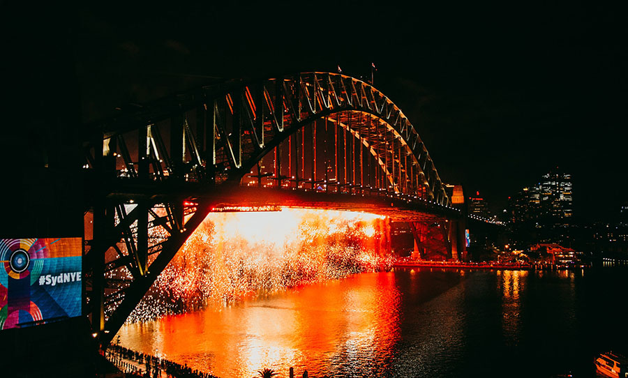 Sydney new year's eve fireworks
