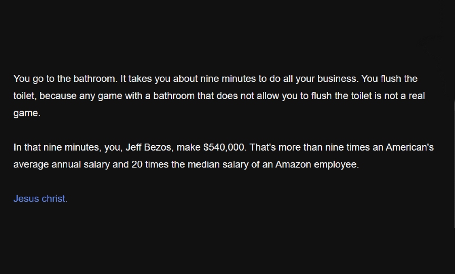 You Are Jeff Bezos Indie Horror