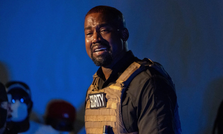 Sad news: Kanye West has conceded defeat in the 2020 election