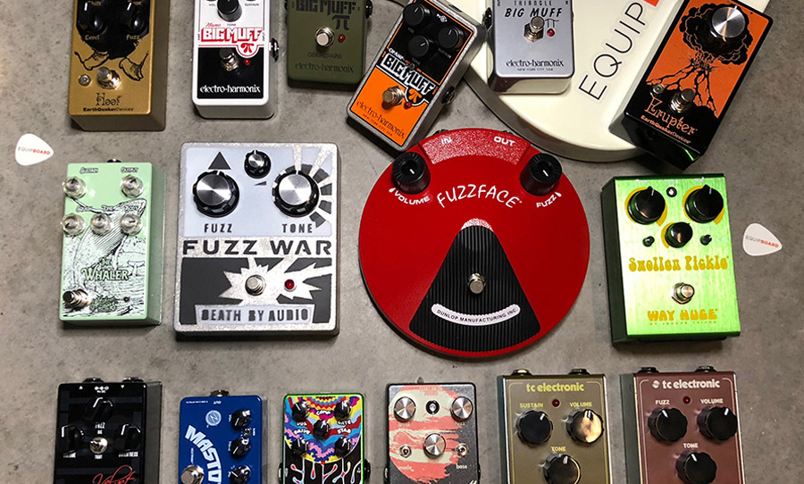 Fuzz pedal collection