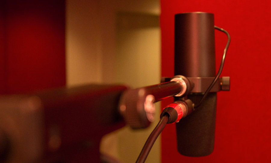 Shure SM7B, home studio recording, microphone