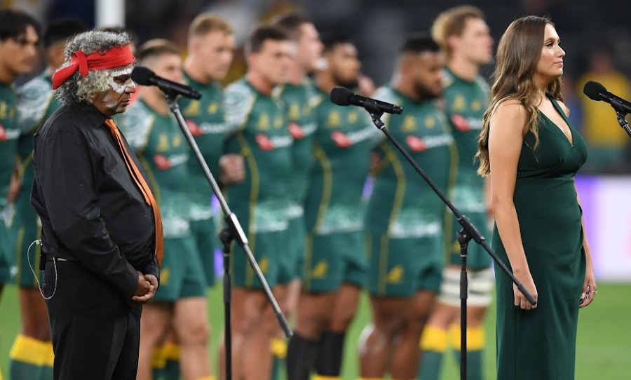 australian national anthem eora wallabies