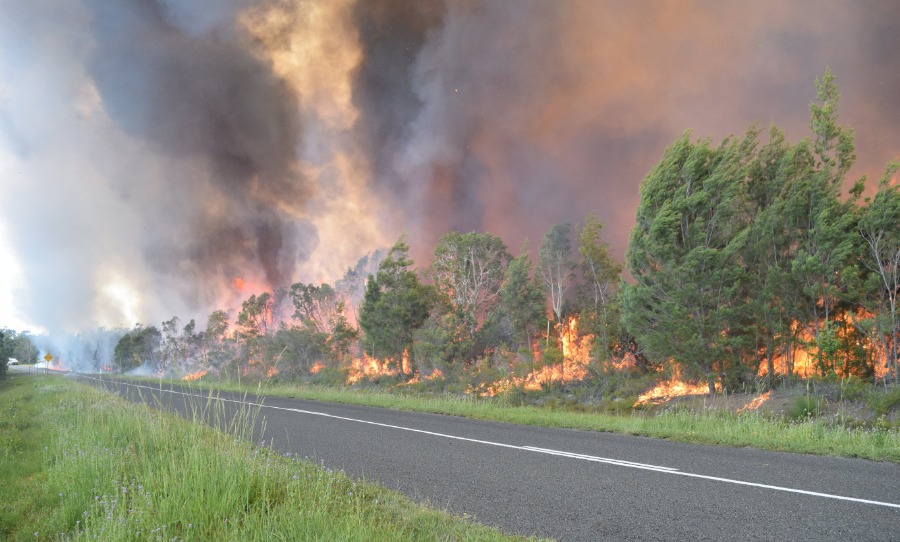 Fraser Island fire
