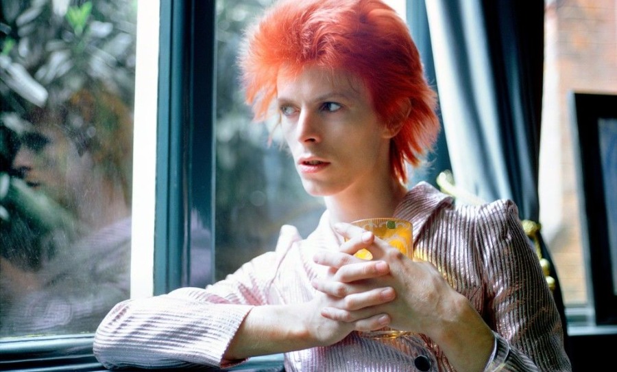 Photograph: Bowie Haddon Hall Reflection, 1972