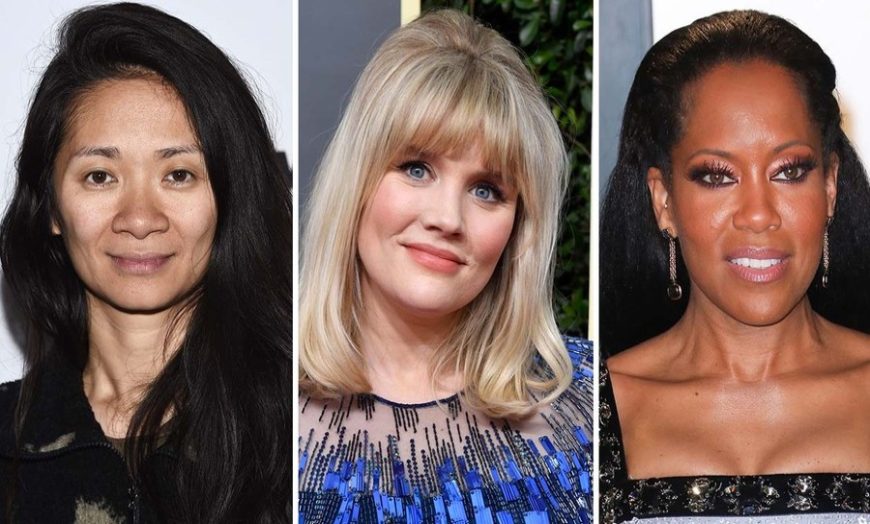 Chloe Zhao, Emerald Fennell and Regina King