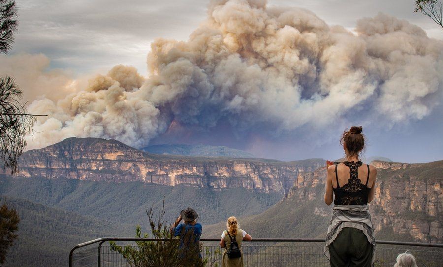 Bushfires in Blue Mountains
