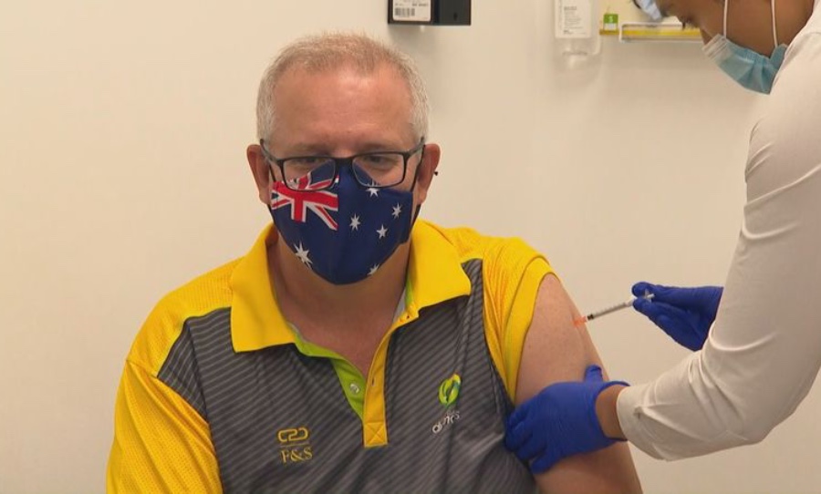 PM Scott Morrison vaccination