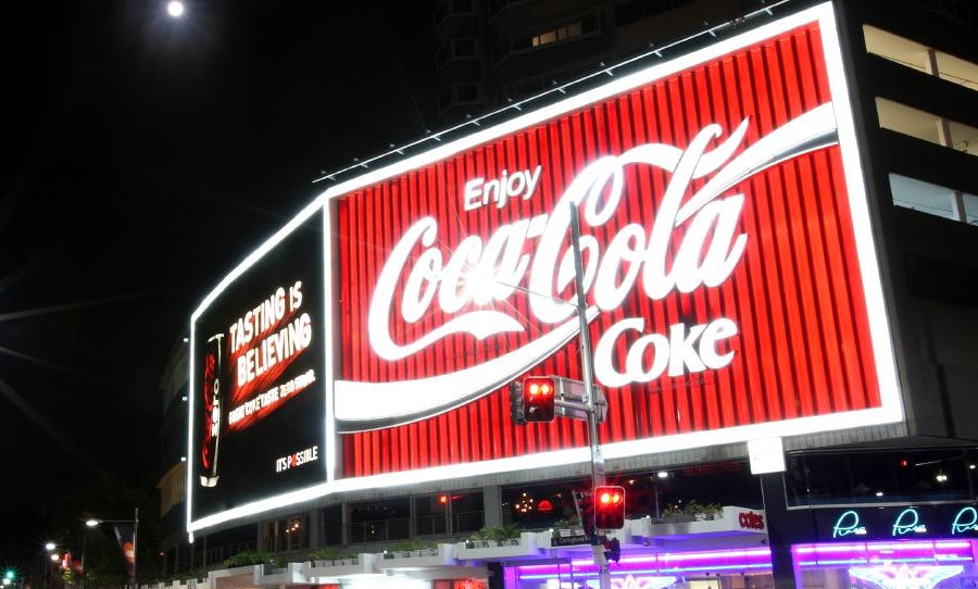 The Coke Sign in Kings Cross (Photo: Daily Telegraph)