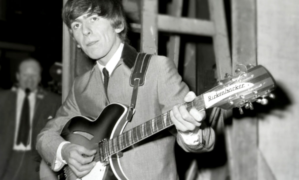 George Harrison with his 12-string Rickenbacker, 1964

Photo: K & K Ulf Kruger OHG/Redferns