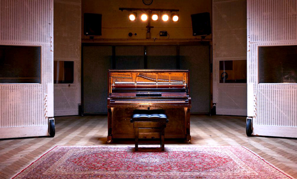 The infamous Mrs. Mills Piano in Studio 2 of Abbey Road

Photo: Spitfire Audio